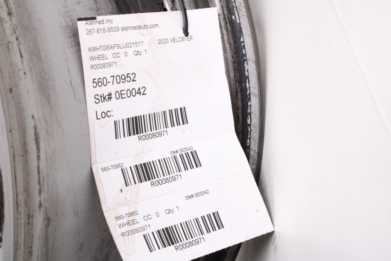 2019-21 Hyundai Veloster Aluminium Wheel R17x7.0J 5 Spoke 52910-J3050 OEM *ReaD*12