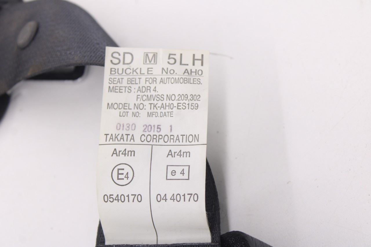 2012-16 Subaru Impreza Sport Premium Rear Left Side 2nd Row Seat Belt Retractor5