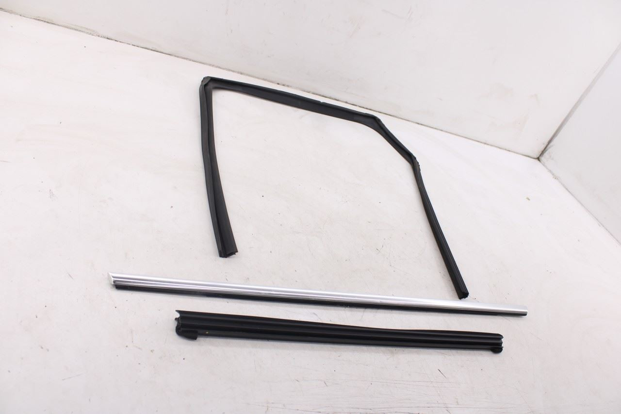 2019-2025 Infiniti QX50 Essential Rear Left Door Glass Run Channel Trim Belt Set - Alshned Auto Parts
