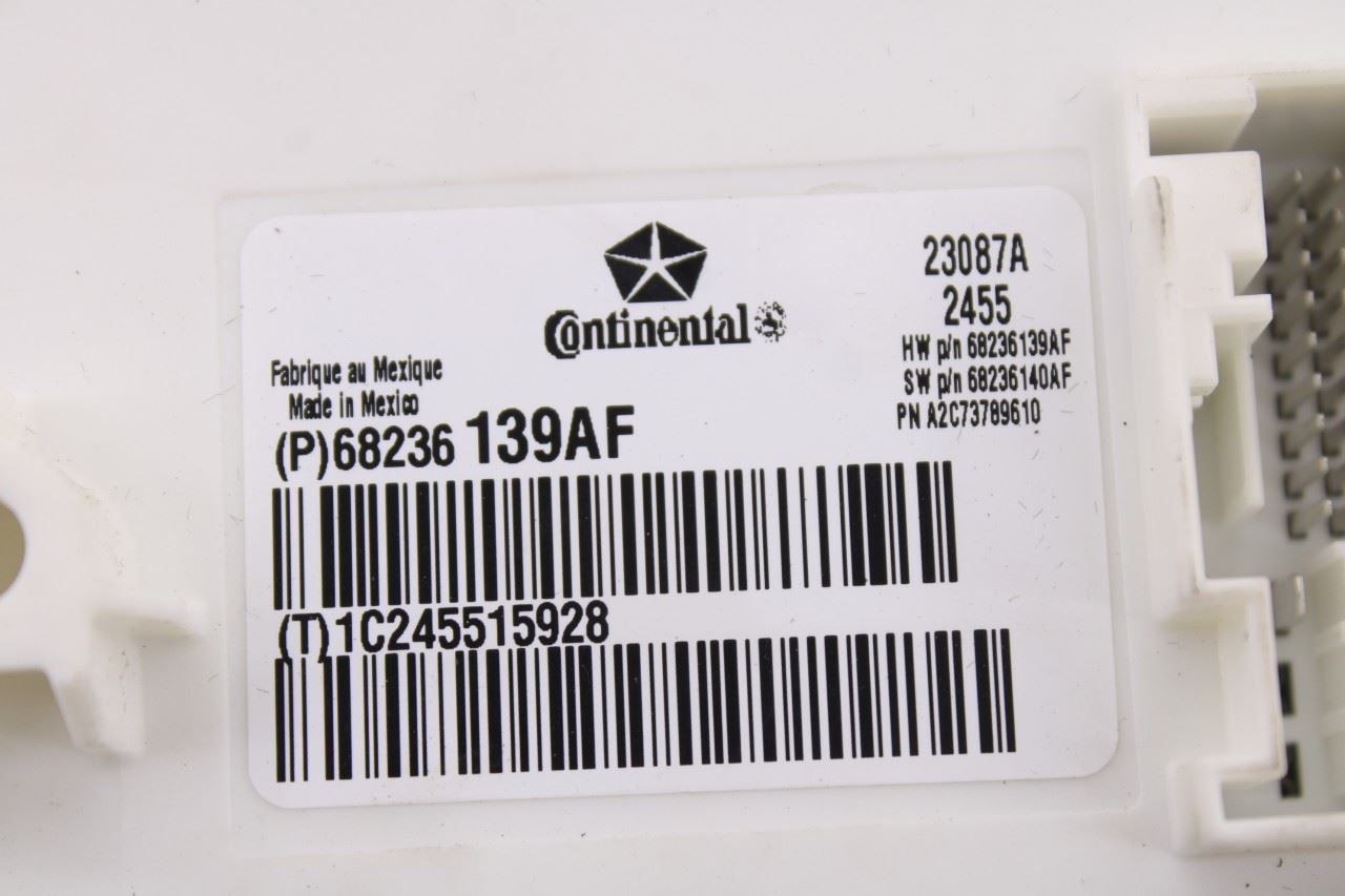 2015 Dodge Durango SXT Body Computer Control Module BCM BCU 68236139AF OEM - Alshned Auto Parts