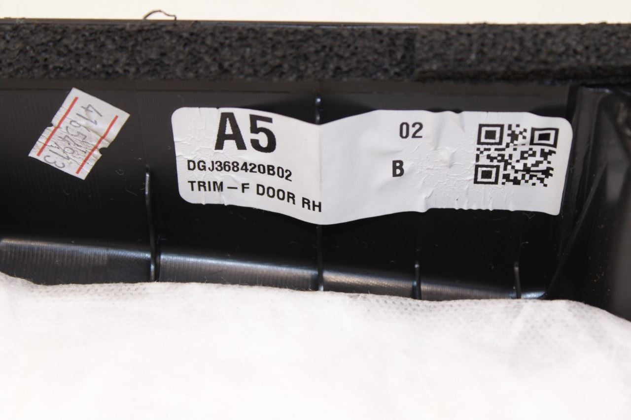 2024-2025 Mazda CX-30 2.5 S Front Right Side Door Trim Panel DGJ3-68-420B-02 OEM - Alshned Auto Parts