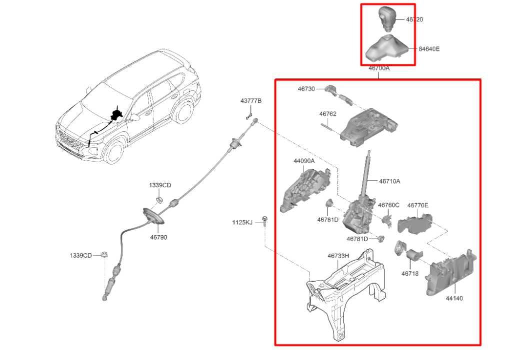 2019-20 Hyundai Santa Fe SEL 2.4L Automatic Transmission Gear Shifter Lever Knob - Alshned Auto Parts
