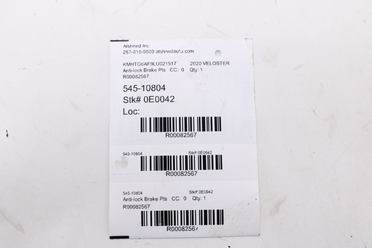 2019-2021 Hyundai Veloster 2L ABS Anti Lock Brake Pump Control Module 58900J320011