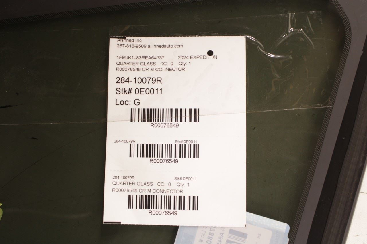2021-2024 Ford Expedition MAX XLT Rear Right Side Quarter Window Glass *ReaD* - Alshned Auto Parts