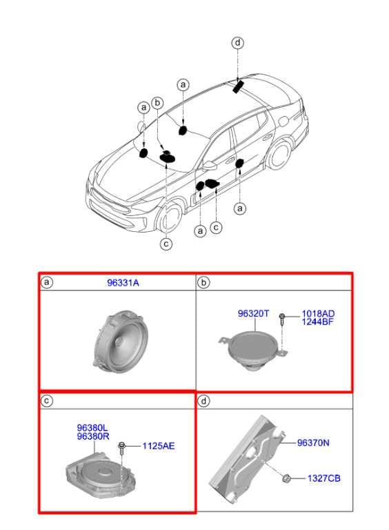 18-23 Kia Stinger GT2 Harman Front Rear Doors Dash Audio Speaker Sub Woofer Set - Alshned Auto Parts