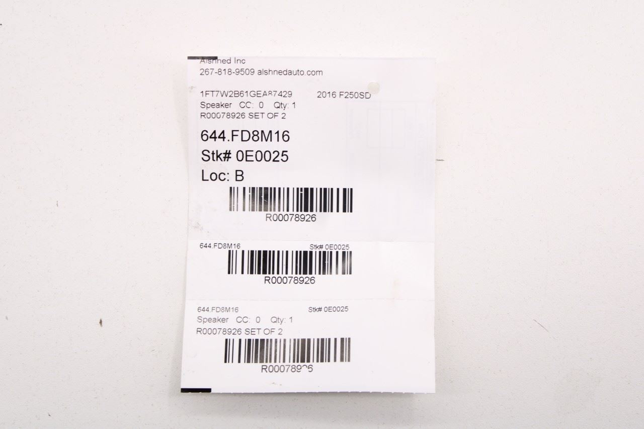 13-16 Ford F250 Front Right and Left Door Mirror Trim Ring Cover DC34-17D698-CAW - Alshned Auto Parts