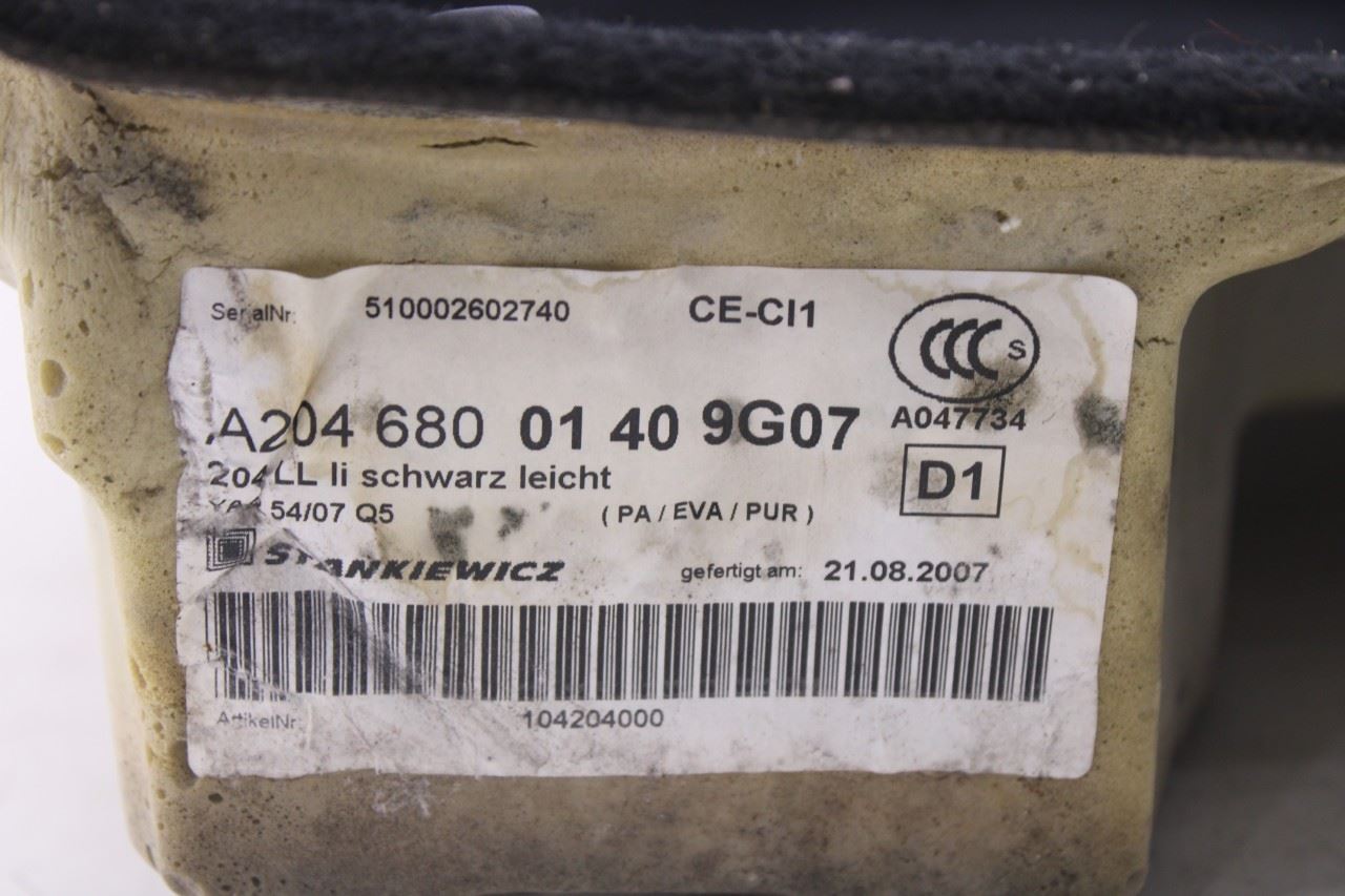 2008-11 Mercedes-Benz C350 Sport 3.5L Front Driver Left Side Floor Carpet Liner - Alshned Auto Parts