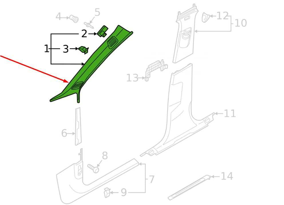 2018-2025 Audi S5 Front Right Side Windshield A-Pillar Trim Panel Molding *ReaD* - Alshned Auto Parts