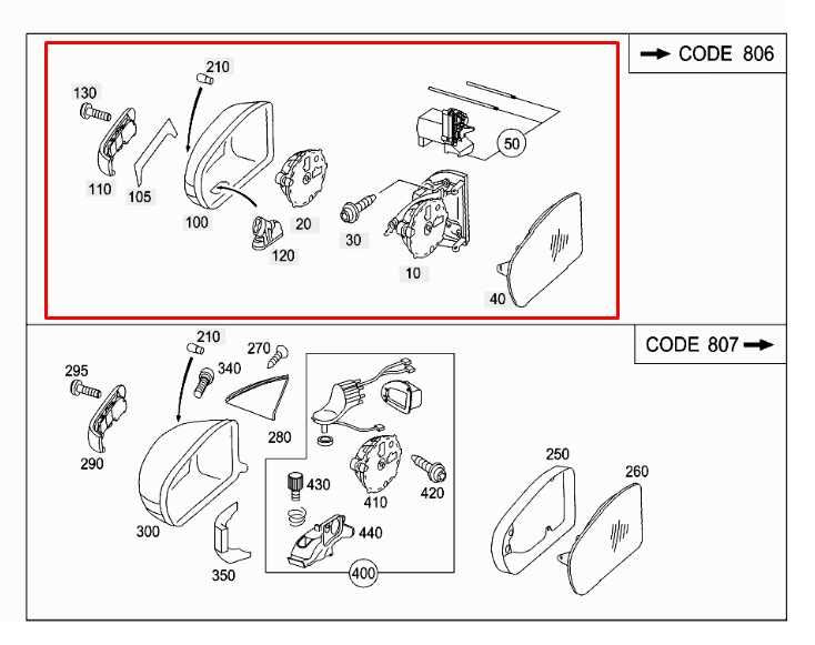 2003-06 Mercedes-Benz E500 5.0L Driver Left Side Rear View Mirror 203-810-49-76 - Alshned Auto Parts