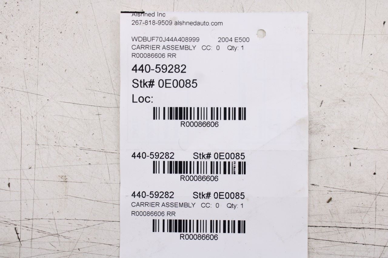 2003-2006 Mercedes-Benz E500 RWD Rear Axle Differential Carrier 2113506562 OEM13