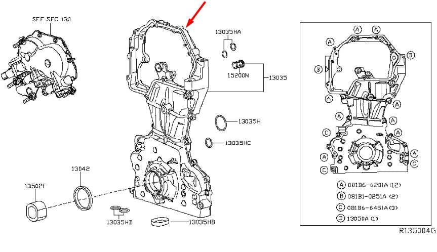 14-20 Nissan Rogue SV 2.5L QR25DE Engine Front Timing Chain Cover VIN 5 1st dgt1