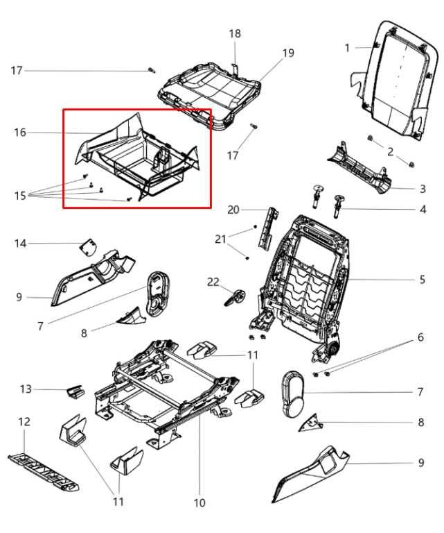 2011-17 Dodge Journey SXT 3.6L FWD Front Passenger Right Side Seat Lower Cushion2