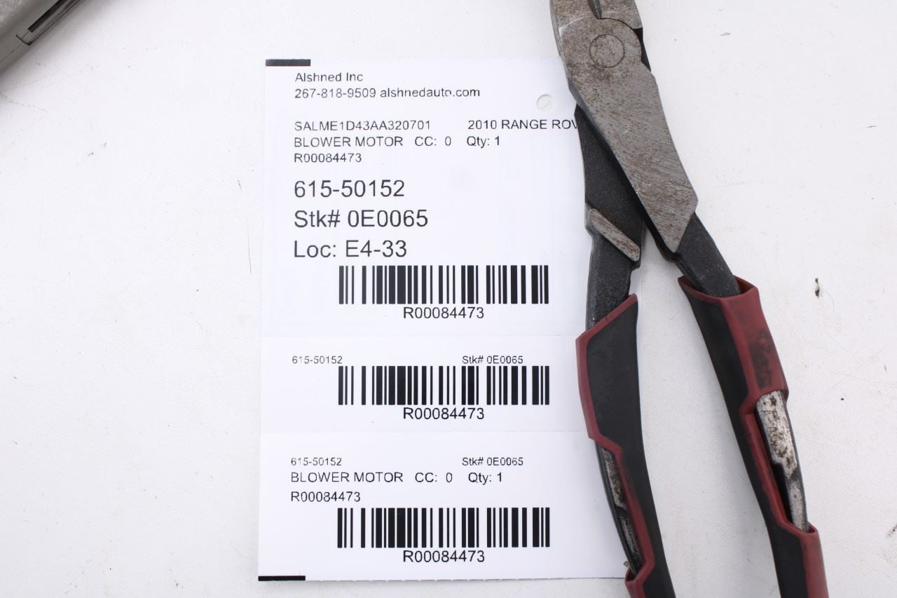 2007-2012 Land Rover Range Rover HSE Rear HVAC Heater Blower Motor JNB500011 OEM18