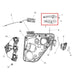 2011-21 Jeep Grand Cherokee Limited 3.6L 4WD Rear Left Side Door Exterior Handle1