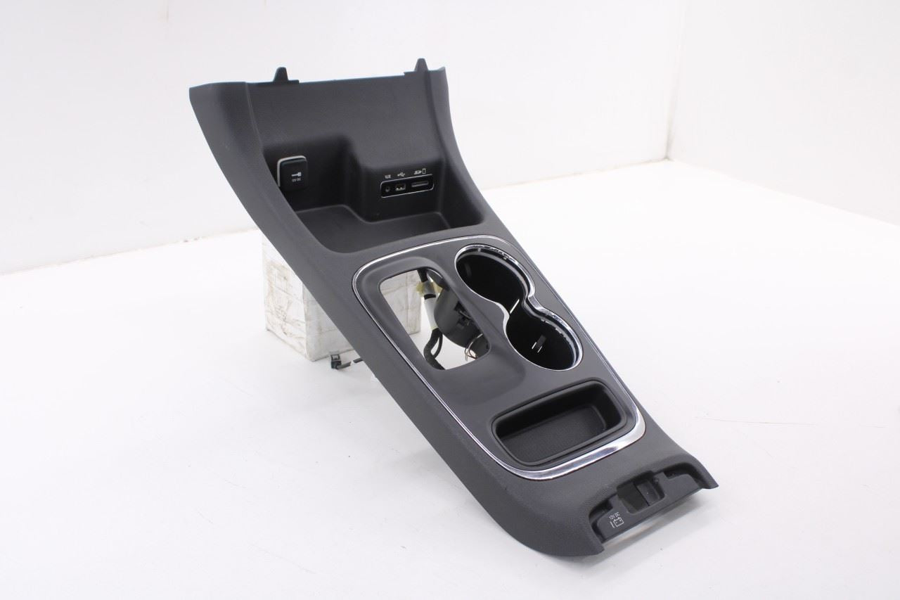 14-16 Dodge Durango SXT Front Center Console Upper Shifter Bezel and Cup Holder6