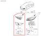 16-18 Hyundai Elantra SE 2.0L Rear Right Side Inner Tail Light Lamp 92404-F30001