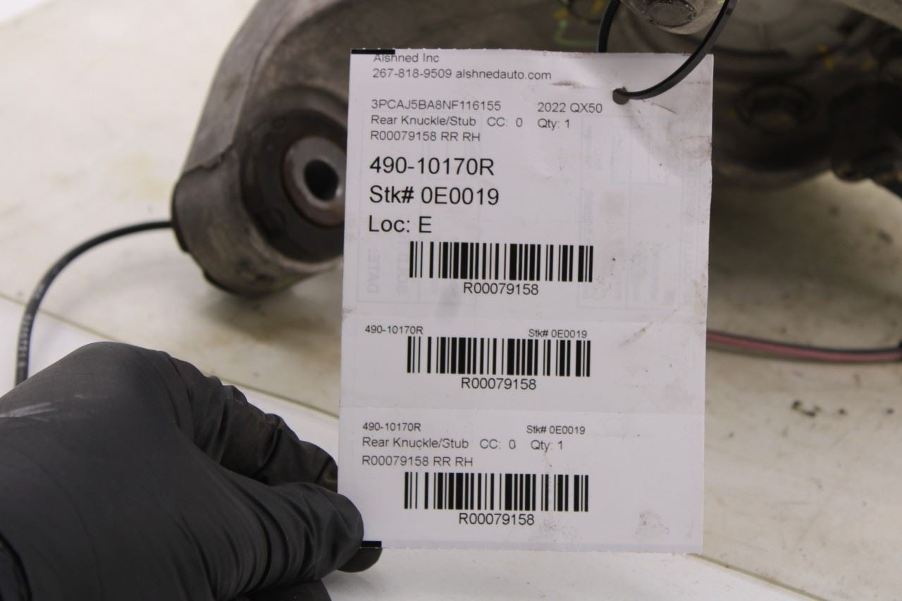 2019-2025 Infiniti QX50 LUXE Rear Right Side Spindle Knuckle Hub 43018-5NA0A OEM - Alshned Auto Parts