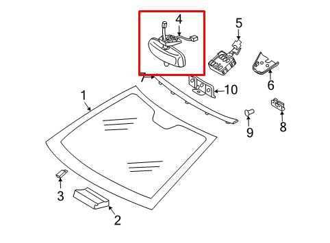 06-09 Mercedes-Benz CLK 350 Interior Inside Rear View Mirror 209-810-02-17-9051 - Alshned Auto Parts