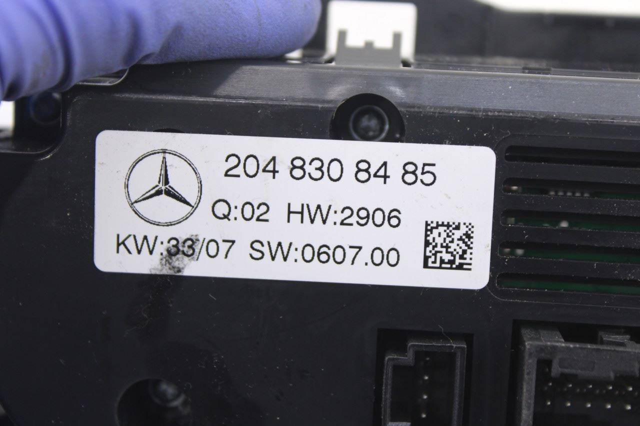 08-11 Mercedes-Benz C350 Sport Dash AC Heater Temperature Climate Control Panel - Alshned Auto Parts