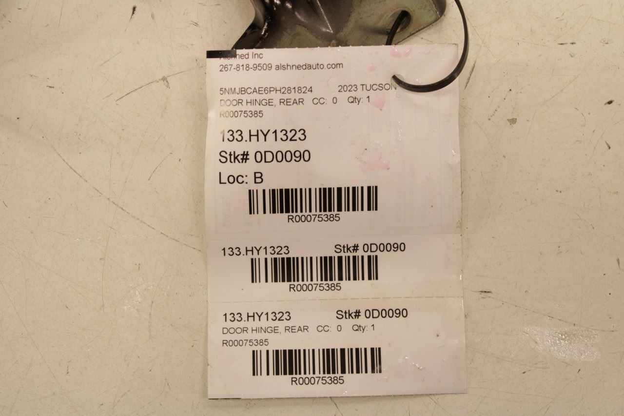 2022-25 Hyundai Tucson SEL Rear Left Driver Side Door Hinge Upper and Lower Pair - Alshned Auto Parts