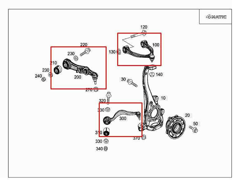2015-23 Mercedes-Benz C300 4Matic AWD Front Suspension Left Side Control Arm Set - Alshned Auto Parts