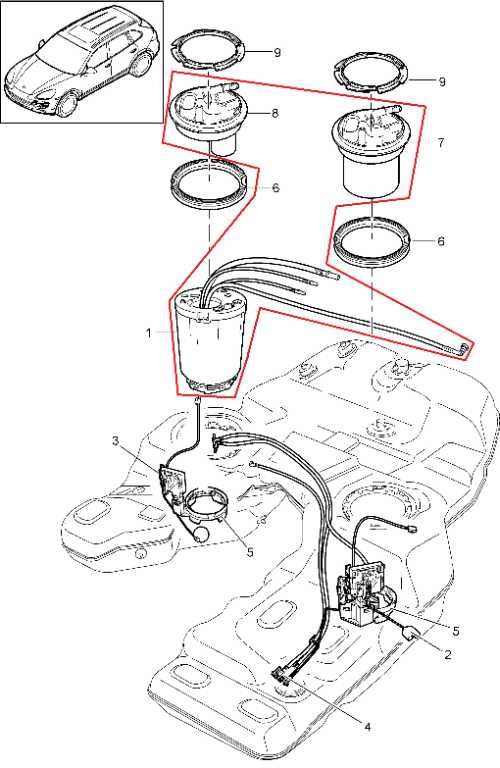 2011-2018 Porsche Cayenne S 4.8L In Tank Fuel Pump Assembly 95862013200 OEM - Alshned Auto Parts