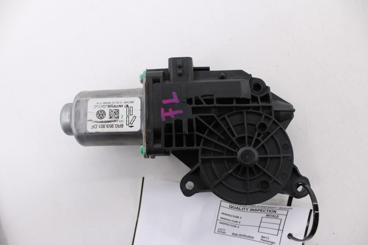 2011-18 Volkswagen Jetta Sport Front Left Door Power Window Motor 6R0-959-801-DF0