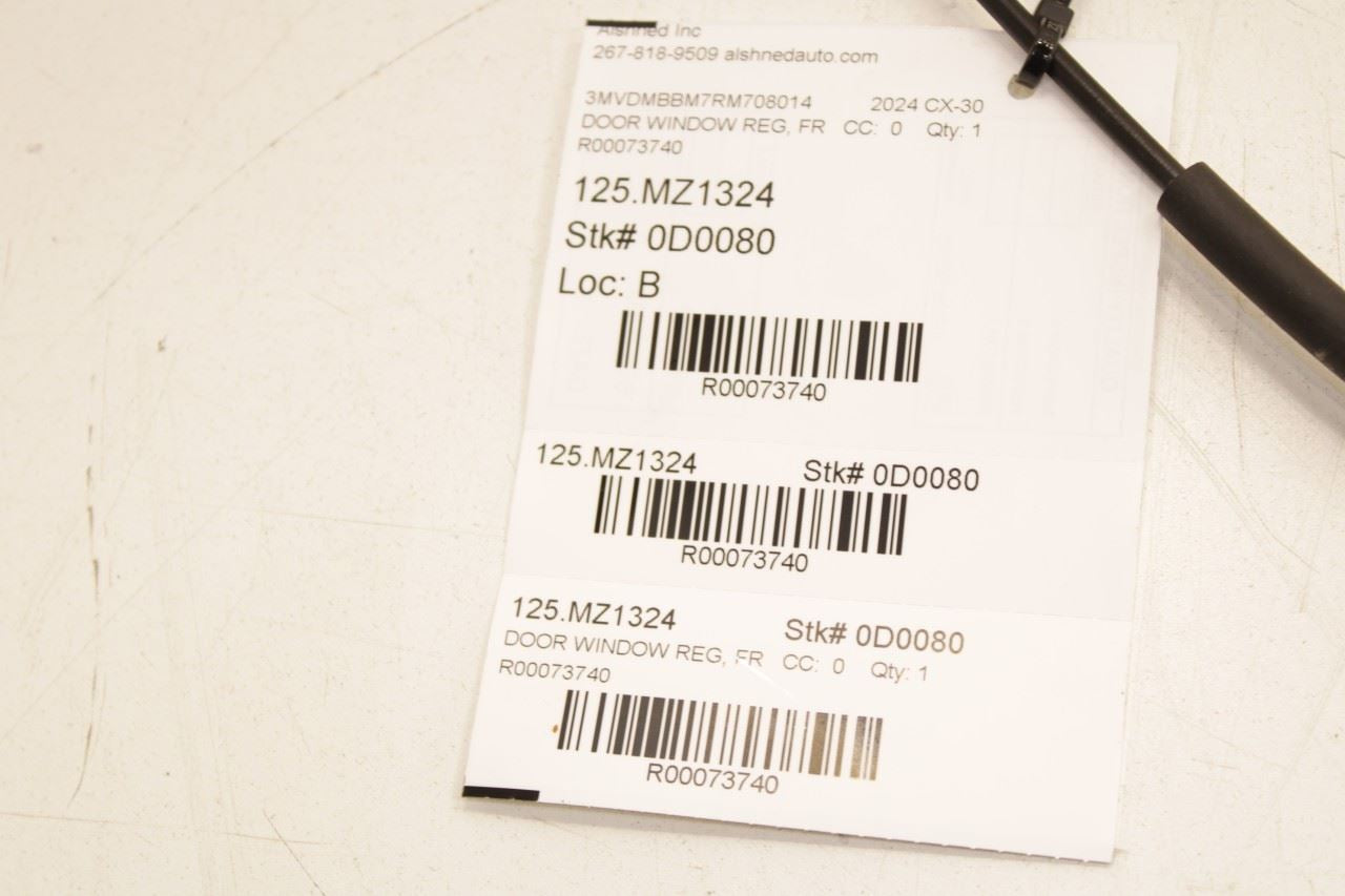 2020-25 Mazda CX-30 2.5 S Front Left Door Window Regulator w/ Motor DGH9-59-590A - Alshned Auto Parts