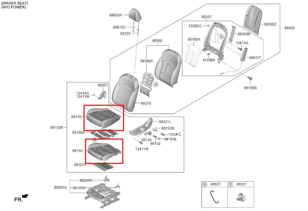 19-21 Kia Forte LXS Front Driver Left Side Seat Lower Cushion 88100M7410B41 OEM - Alshned Auto Parts