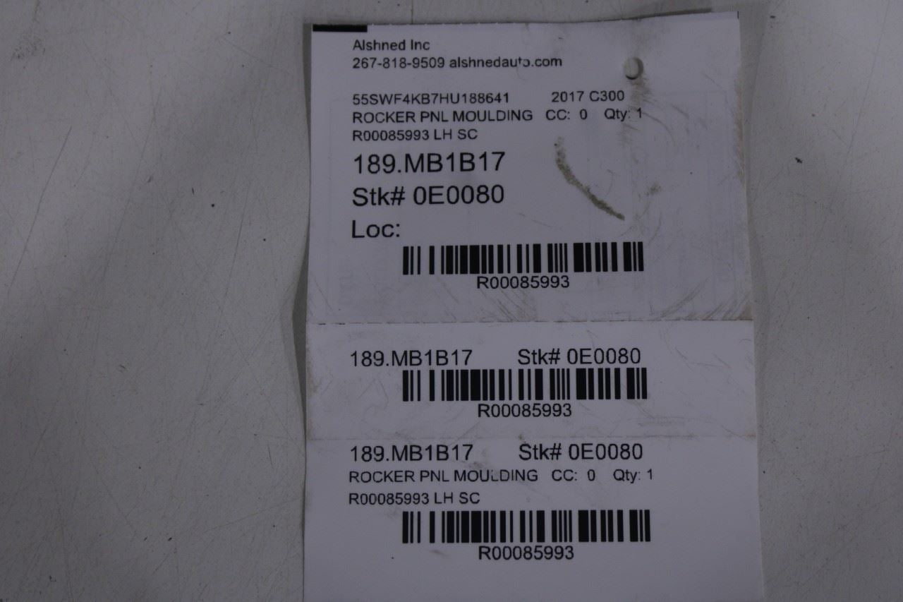 2016-2021 Mercedes-Benz C300 4Matic Left Rocker Panel Molding 20569815549999 OEM - Alshned Auto Parts