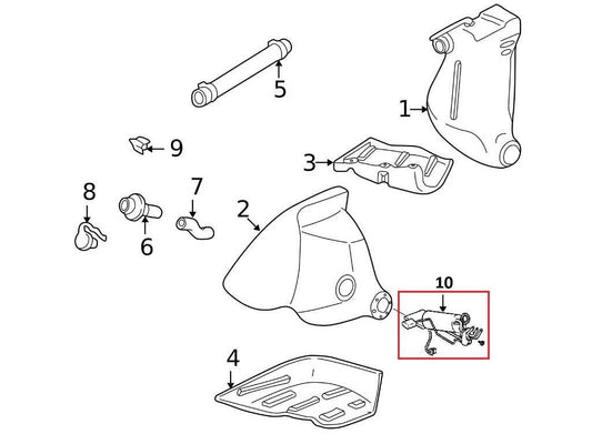 1997-1999 Chevrolet Corvette 5.7L In Tank Left Side Fuel Pump Assembly 10410832 - Alshned Auto Parts