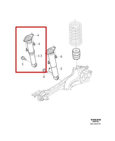2015-16 Volvo S60 T5 Premier FWD Rear Suspension Left Side Shock Strut Absorber - Alshned Auto Parts