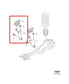 2015-16 Volvo S60 T5 Premier FWD Rear Suspension Left Side Shock Strut Absorber - Alshned Auto Parts