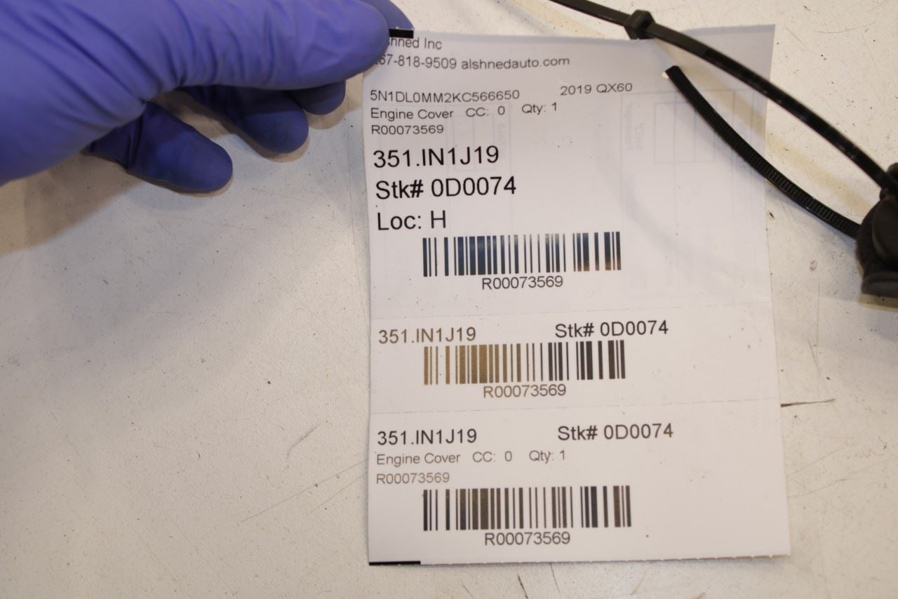 2017-2020 Infiniti QX60 Pure 3.5L Engine Appearance Motor Cover 140419NF0A OEM - Alshned Auto Parts