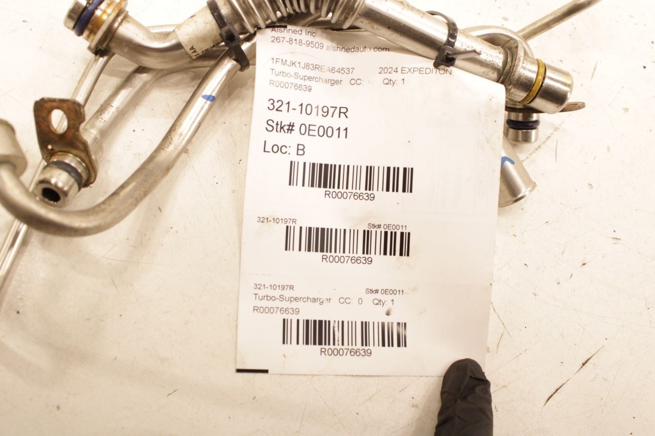 22-26 Ford Expedition MAX XLT 3.5L Turbocharger Right Inlet Outlet Line Pipe Set - Alshned Auto Parts