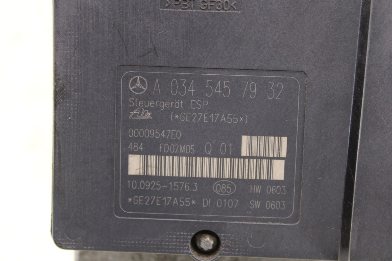 2006-2009 Mercedes-Benz CLK 350 3.5L ABS Anti Lock Brake Pump Control Module OEM - Alshned Auto Parts