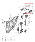 17-22 Jeep Cherokee Latitude 4WD Rear Passenger Right Side Door Exterior Handle - Alshned Auto Parts