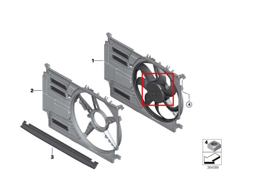 2014-24 Mini Hardtop Cooper 1.5L Radiator Cooling Fan Motor 17-42-7-617-609 OEM - Alshned Auto Parts