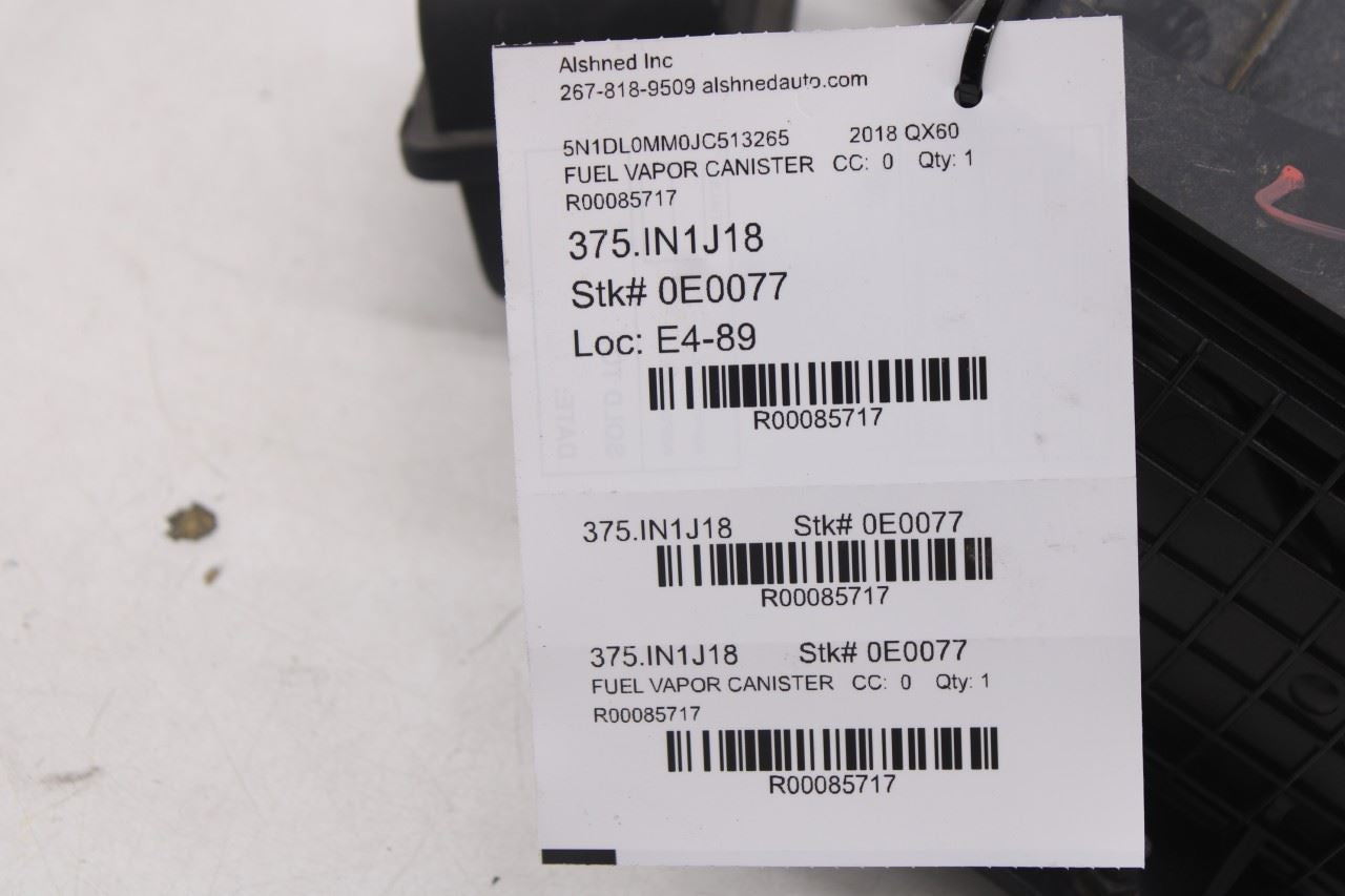 2016-2020 Infiniti QX60 3.5L Fuel Vapor Evaporator Emission Canister 14950-9NF0C13