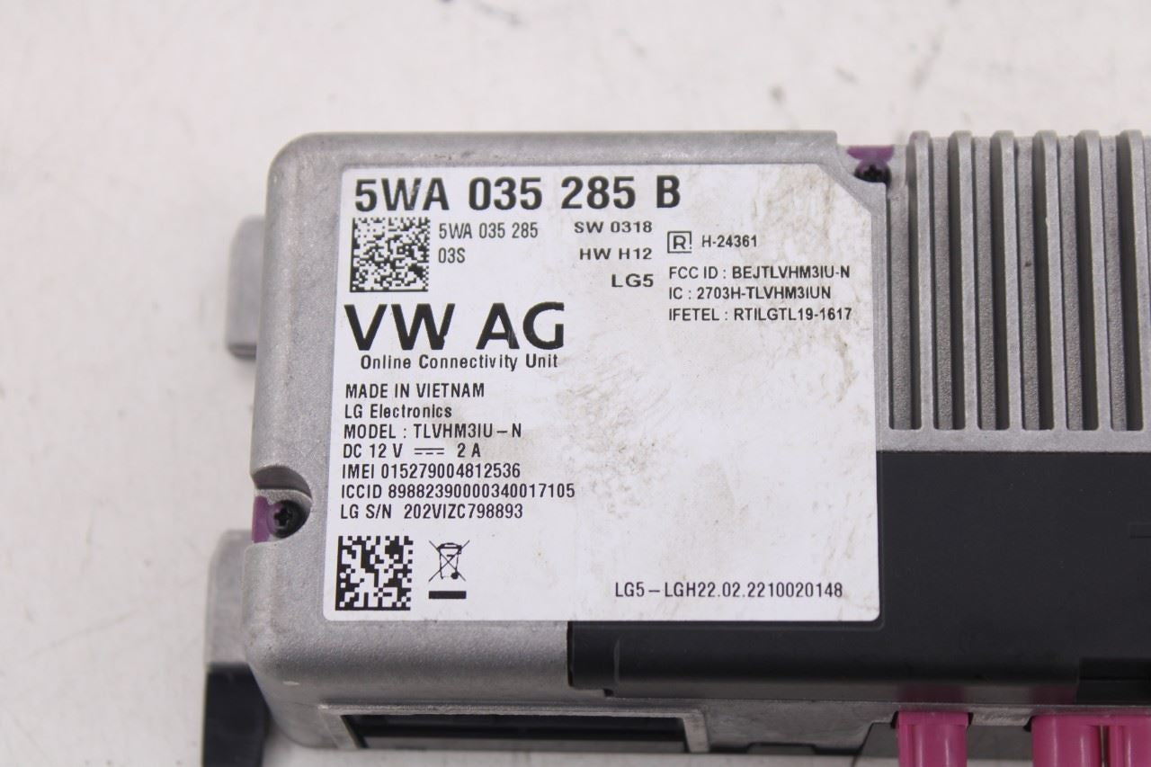 2022-2023 Volkswagen Atlas SE Telematics Communication Computer Control Module - Alshned Auto Parts