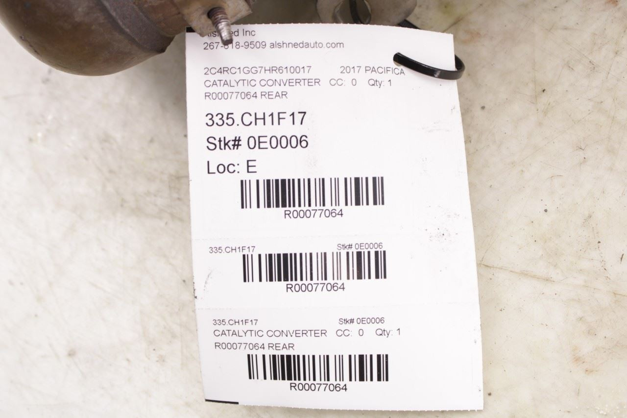 2017-18 Chrysler Pacifica Limited 3.6L FWD Rear Exhaust Manifold 68184161AB OEM - Alshned Auto Parts