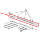 2011-21 Jeep Grand Cherokee Limited LH and RH Roof Luggage Rack Rail 55079173AJ - Alshned Auto Parts