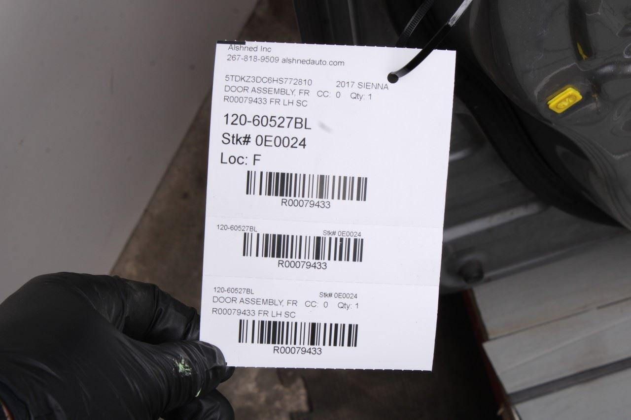 2011-2017 Toyota Sienna LE Front Left Driver Side Door Shell Panel 67002-08060 - Alshned Auto Parts