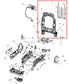 2011-25 Ram 2500 Big Horn 6.4L Front Passenger Right Side Seat Back Upper Frame1