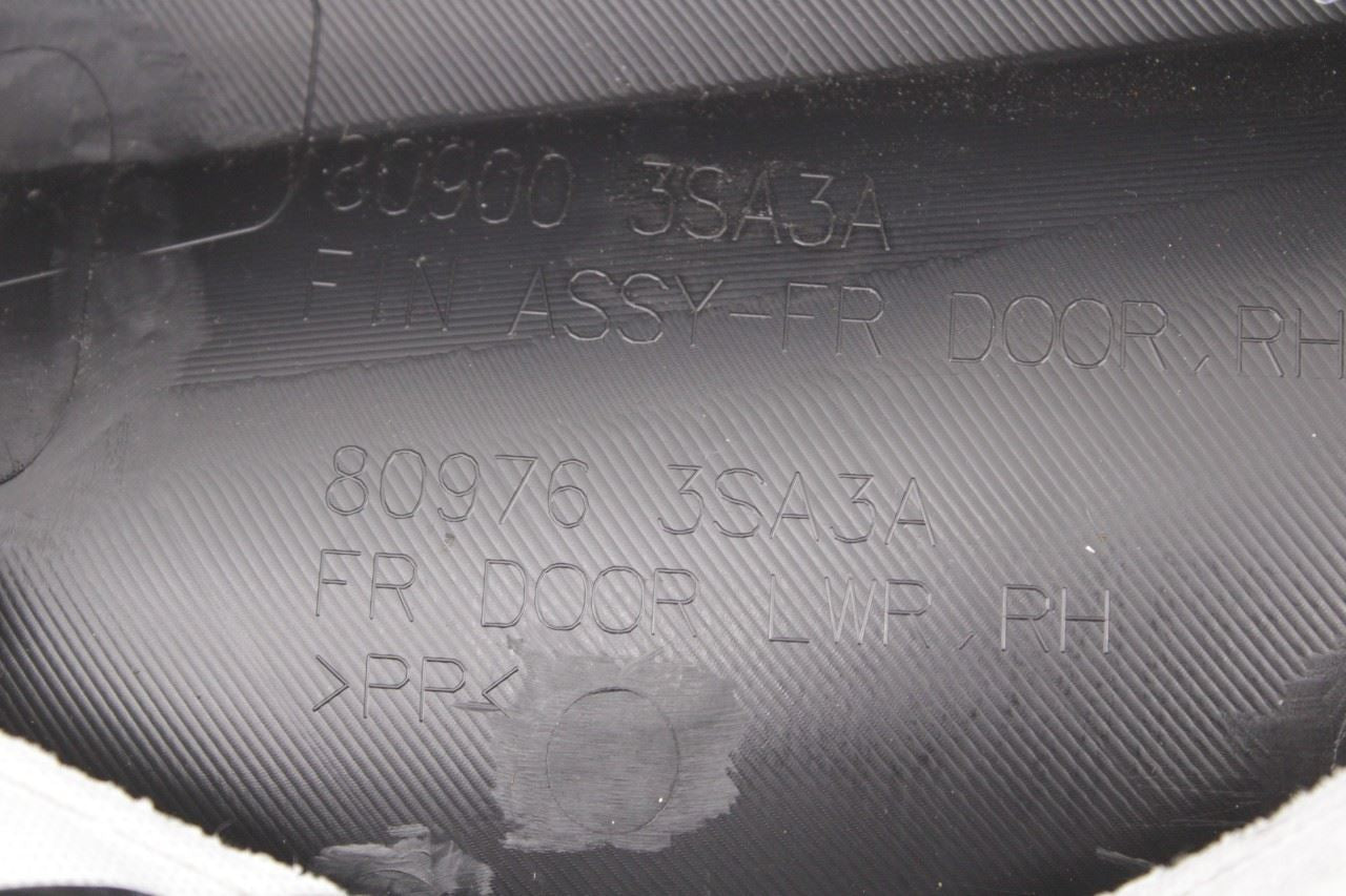 2016-2019 Nissan Sentra SL Front Right Side Door Trim Panel 80900-3SA3A OEM - Alshned Auto Parts