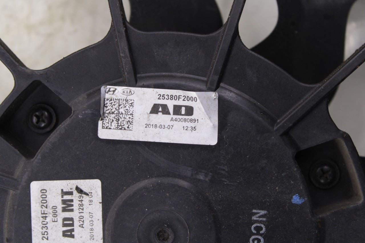 16-20 Hyundai Elantra Value Edition 2.0L FWD Radiator Cooling Fan Motor Assembly - Alshned Auto Parts