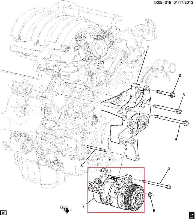 14-19 Chevrolet Silverado 1500 2WT 4.3L Air Conditioning AC Compressor 843174991