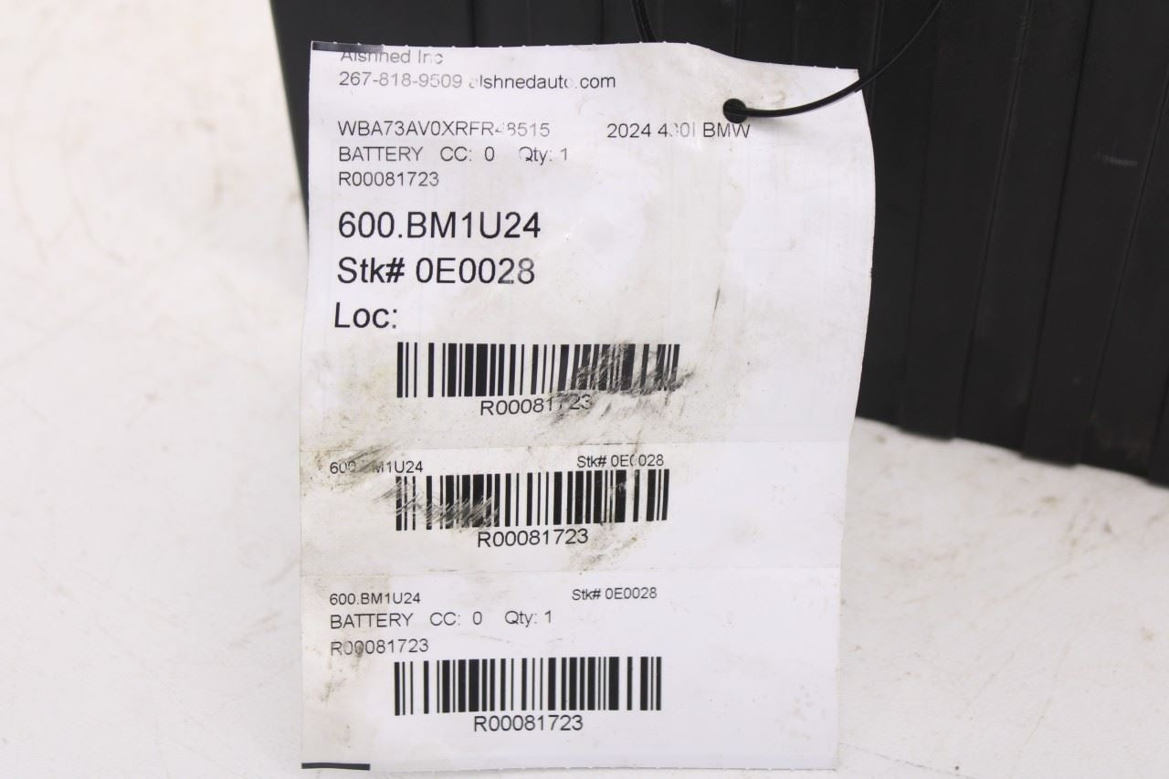 2021-26 BMW 430i xDrive Gran Coupe 2.0L 12V Lithium Dual Storage System Battery9