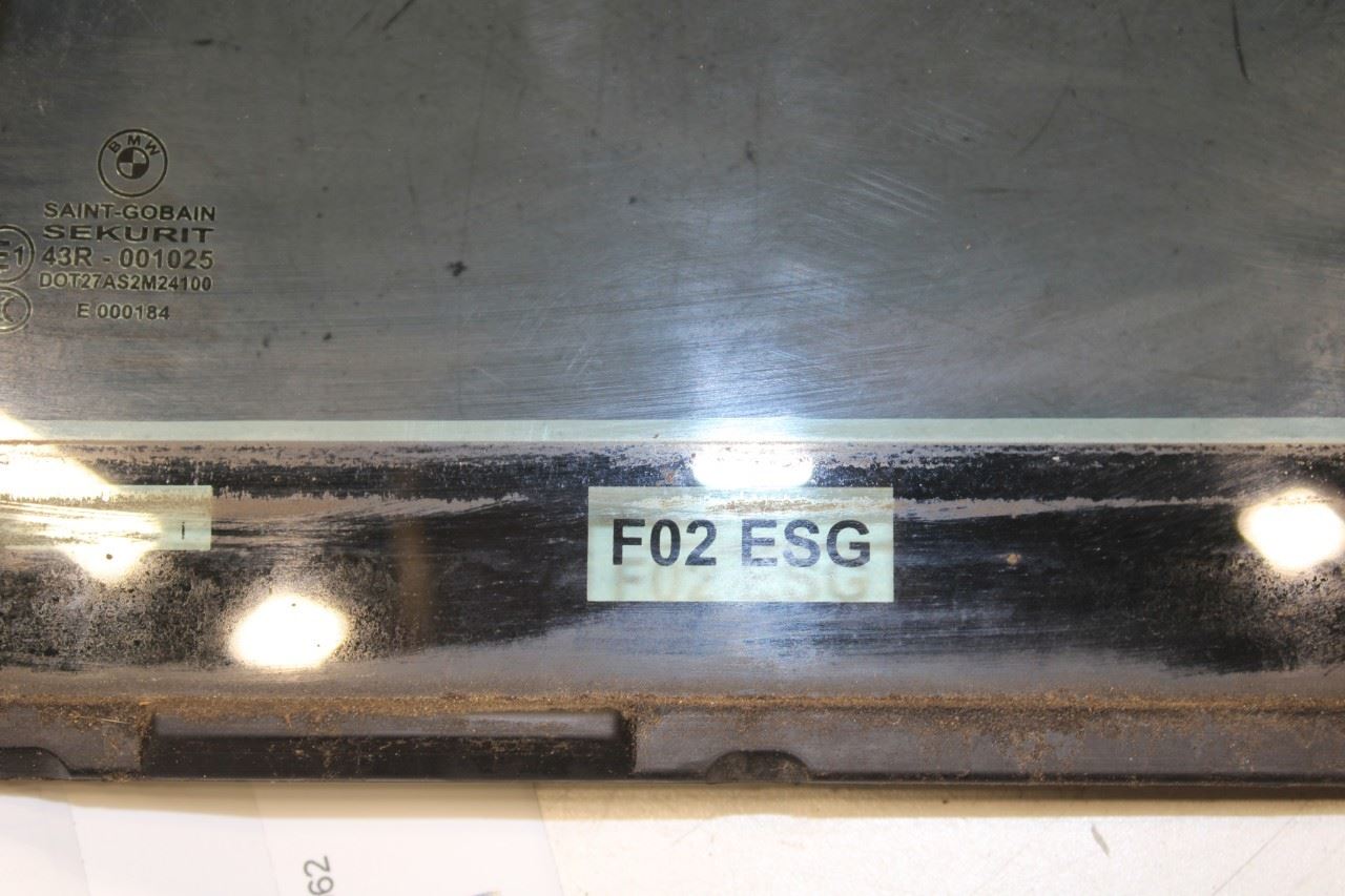 2010-2015 BMW 750Li xDrive Rear Left Side Door Quarter Window Glass 51347177853 - Alshned Auto Parts