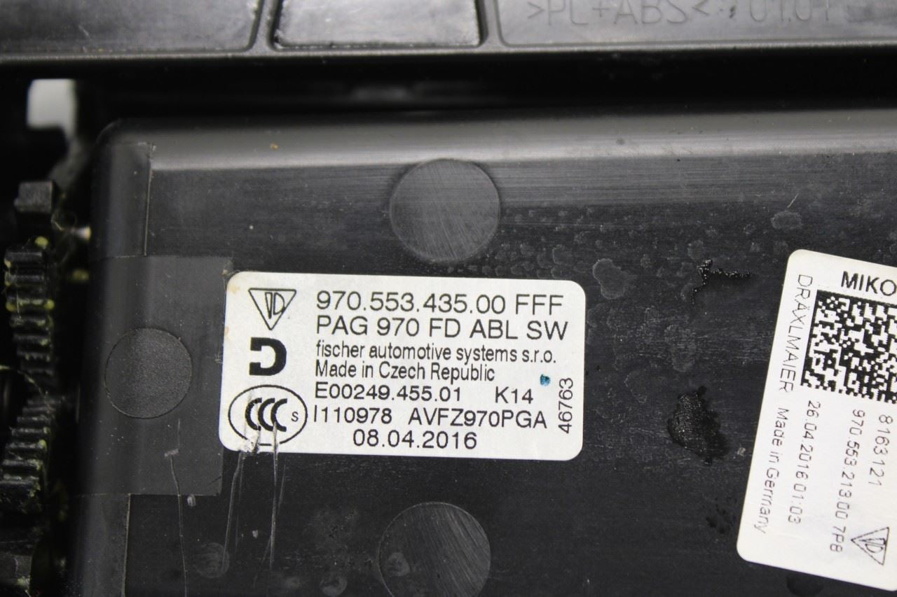 2010-16 Porsche Panamera 4 3.6L Rear 2nd Row Center Console Storage Compartment - Alshned Auto Parts